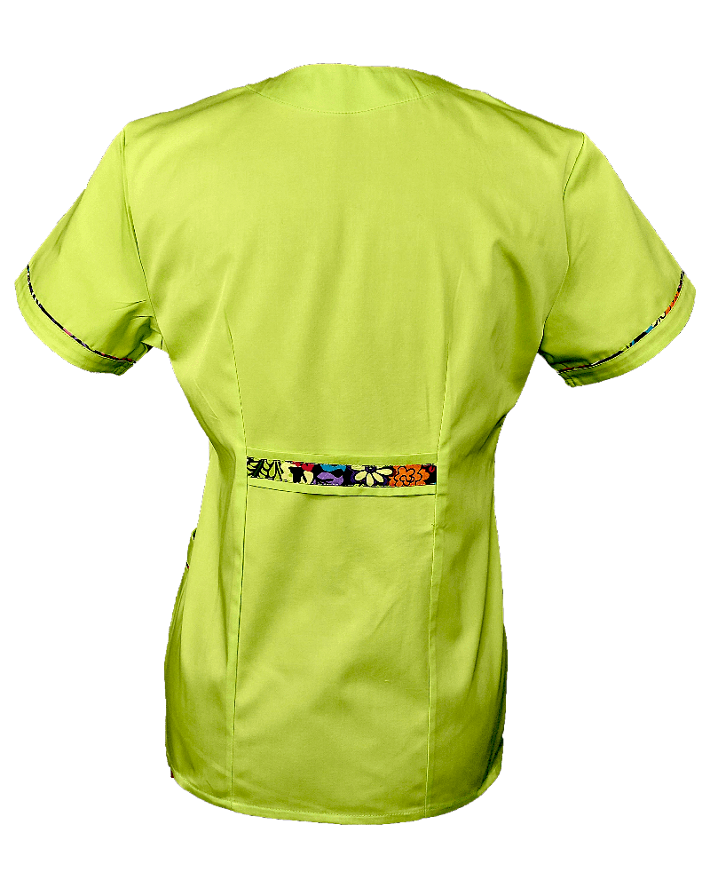 Halat Medical Fix Cu Fermoar Si Garnituri Spate