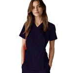 Costum Medical Pe Stil cu Elastan, Tip Kimono Bluemarin, Model Daria Image