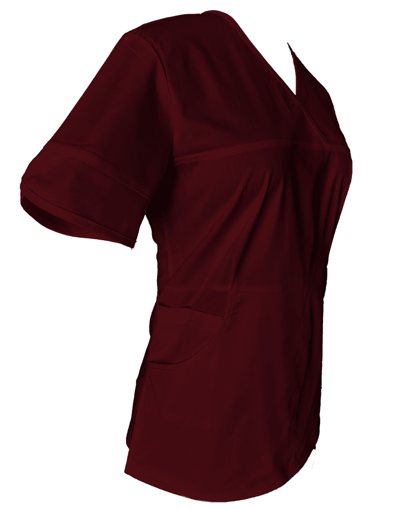 Costum Medical Pe Stil Model Sanda Grena cu Elastan - imagine 3