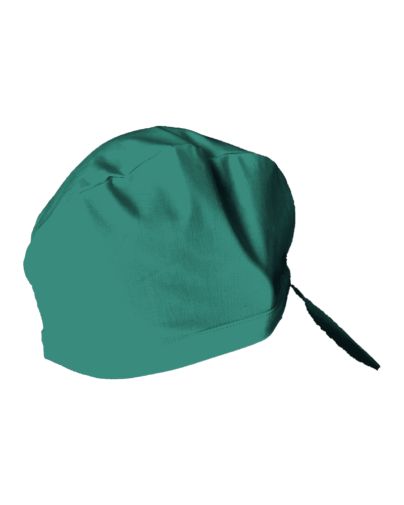 Boneta Medicala Pe Stil Verde Acvamarin cu Elastan