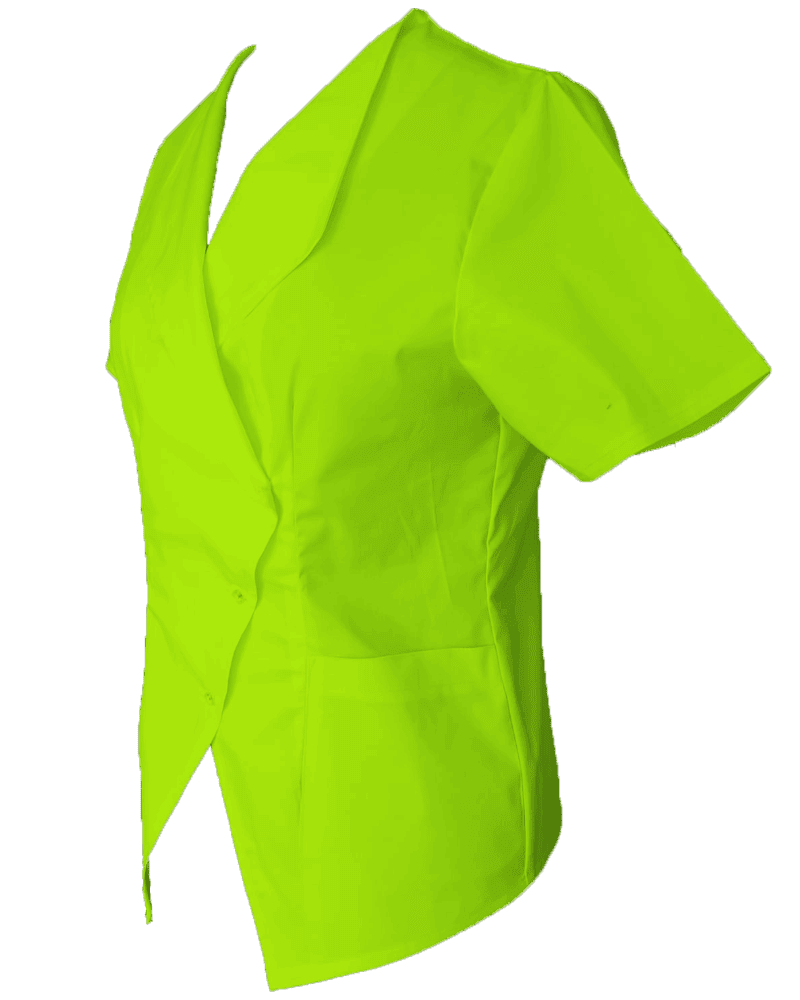 Halat Medical Pe Stil Model Prestige Verde Lime